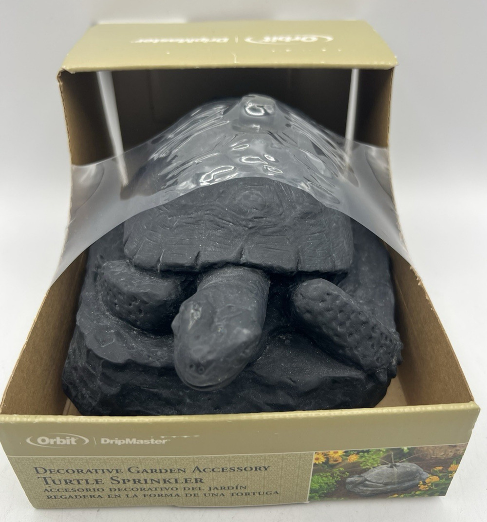 Orbit DripMaster Turtle Garden Sprinkler Decorative Yard Water Feature New VTG
